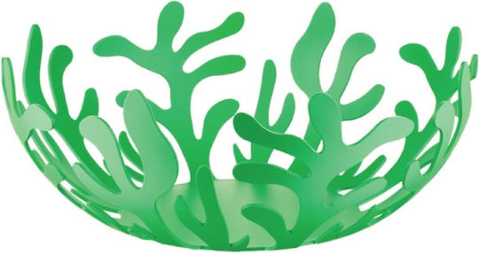 Alessi Mediterraneo Fruit Bowl Metallic Green 29x29x10.8cm