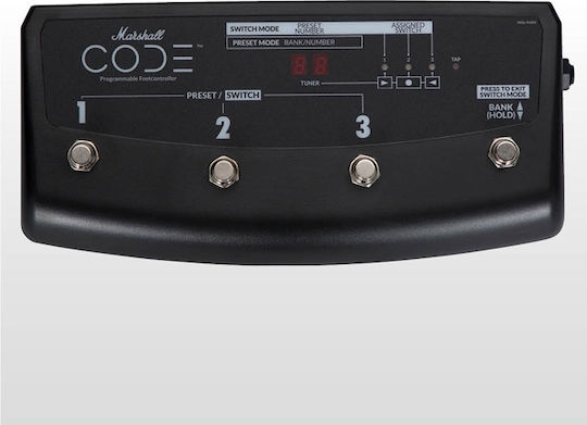 Marshall PEDL - 91009 for CODE Amplifiers Πετάλι Footswitch Ηλεκτρικής Κιθάρας