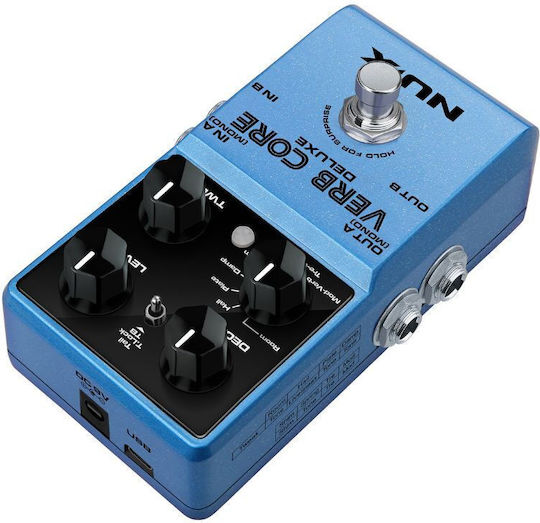 NUX Verb Core Deluxe MKII Pedale Fußschalter Nachhall E-Gitarre