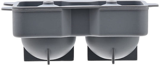 Estia Ice Cube Tray Round Silicone 2 Slots Gray 01-15015
