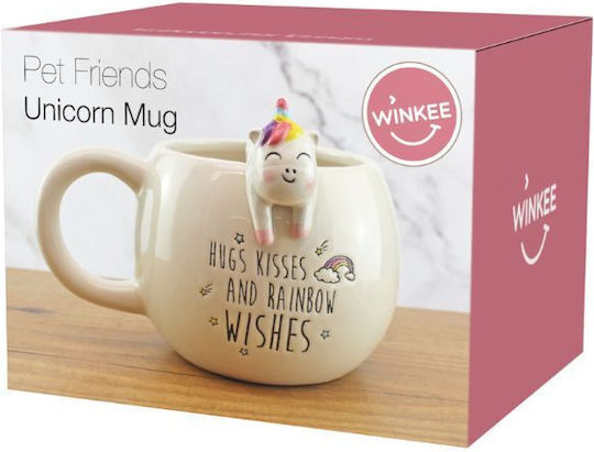 Winkee Ceramic Mug White 500ml Winkee Ceramic Mug White 500ml