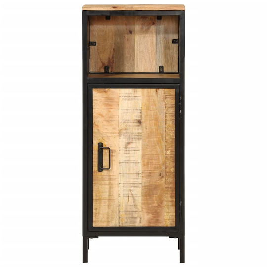 vidaXL Holz Badezimmerschrank B40xT27xH90cm Braun