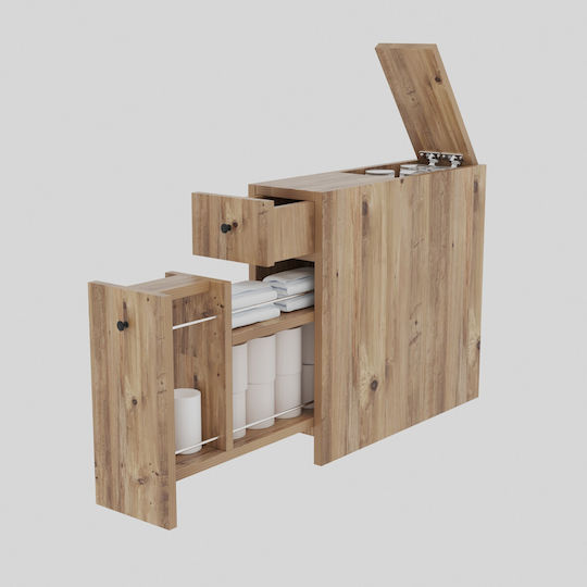 24Mall Bathroom Cabinet L19xW60xH55cm Oak