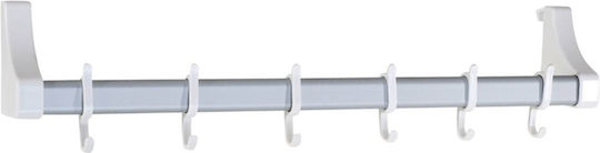 Wenko Κρεμάστρα Πόρτας 6 Θέσεων Μεταλλική 57x12x13εκ.