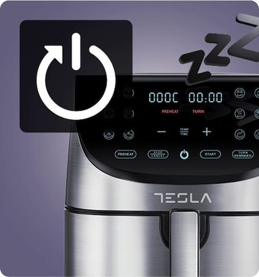 Tesla Air Fryer με Wi-Fi 5lt Μαύρο AF501BX