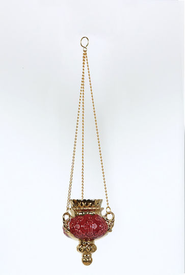 Hanging Oil Lamp Ceramic 44x10x10εκ. INK-401