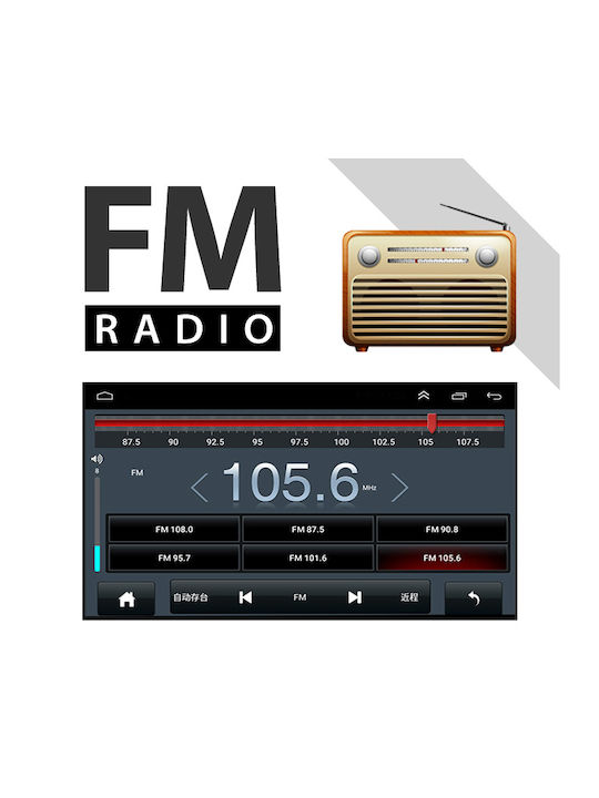 Auto-Audiosystem für Hyundai ix20 2010 2019 (Bluetooth/USB/AUX/WiFi/GPS/Apple-Carplay/Android-Auto) mit Touchscreen 7"