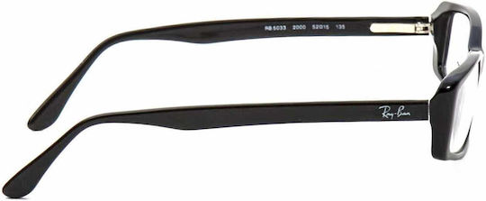 Ray Ban Γυναικείος Κοκκάλινος Σκελετός Γυαλιών Μαύρος RB5033 2000