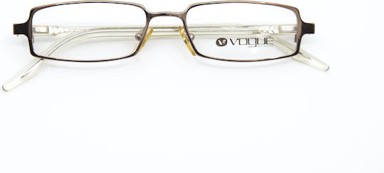 Vogue Women's Metal Prescription Eyeglass Frame Brown VO3445 705
