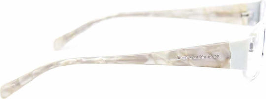 DKNY Femei Metalic Rame Ochelari Alb DK3567-1059