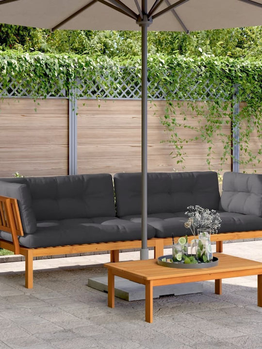 Tree-Seater Sofa Outdoor from Pallets with Pillows