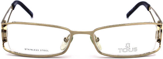 Tous Metal Eyeglass Frame Gold VTO211 0300