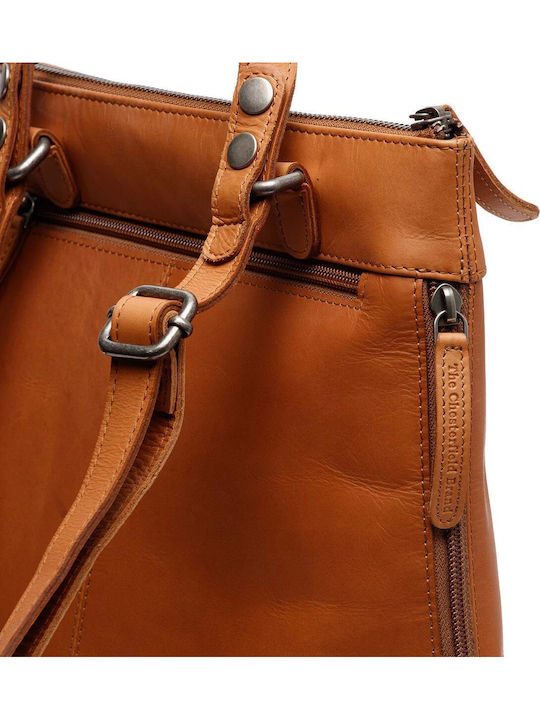Leather Women's Bag Backpack Tabac Brown