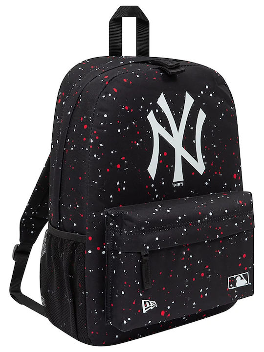New York Yankees School Bag Backpack Junior High-High School Black with Water Bottle Holder 17Liters