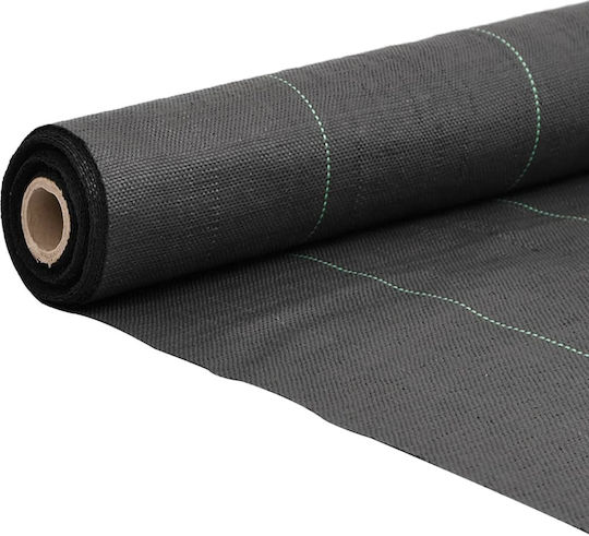 vidaXL 4005237 Ground Cover Fabric 150gr/m² 4x50m Black