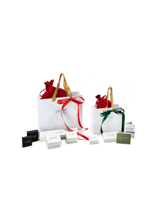 George Art Jewels Ohrringe Creolen aus Silber Vergoldet George Art Jewels Ohrringe Creolen aus Silber Vergoldet