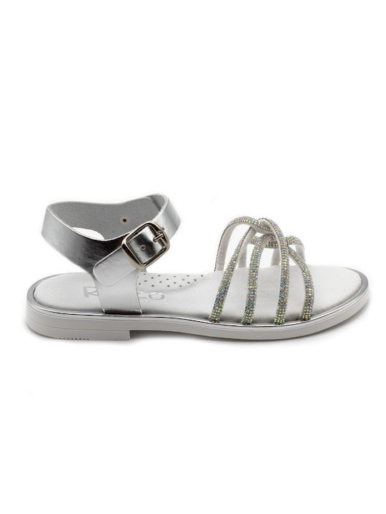 Ricco Mondo Kinder Sandalen Anatomisch Silber