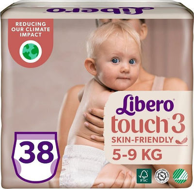 Libero Tape Diapers No. 3 for 5-9 kg 38pcs