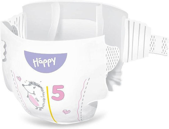 Happy Scutece cu bandă adezivă Soft & Delicate Nr. 5 pentru 11-18kg 52buc