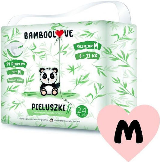 Bamboolove Klebeband-Windeln für 6-11 kgkg 24Stück