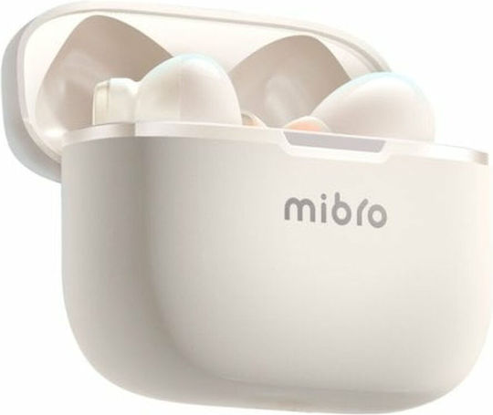 Mibro AC1 In-ear Bluetooth Handsfree Ακουστικά με Θήκη Φόρτισης Λευκά