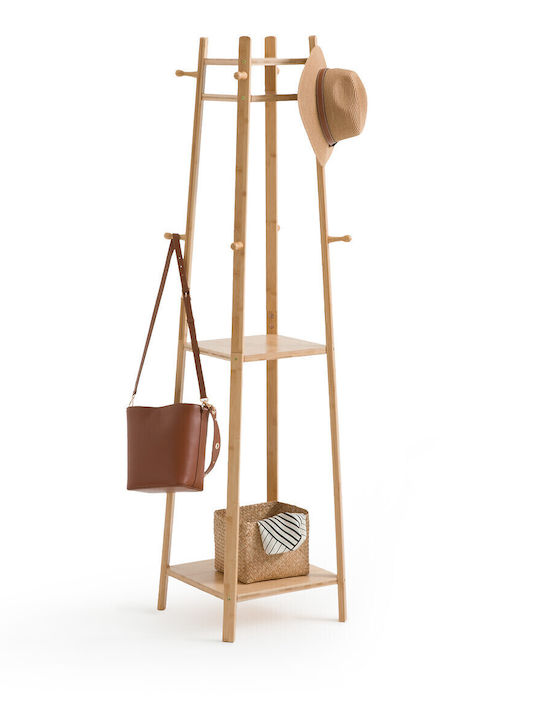 So'Home Καλόγερος Ξύλινος Μπεζ 42.5x42.5x169cm