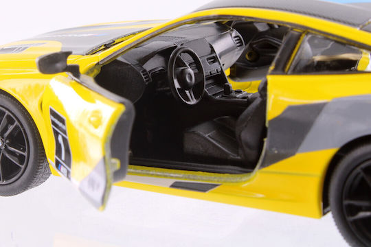 Kinsmart 1:38 BMW M8 Competition Coupe cu Livrare în Ediție Specială, Metalic, Galben, Uși Deschise Kt5425rb