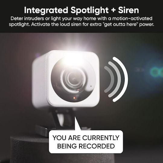 Wyze WYZEC4 v4 IP Surveillance Camera Wi-Fi Full HD+ 4MP with Speaker and Lens 2.4mm Suitable for Plug Type England