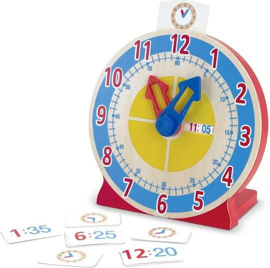 Melissa & Doug Lernspiel zur Zeiterkennung aus Holz