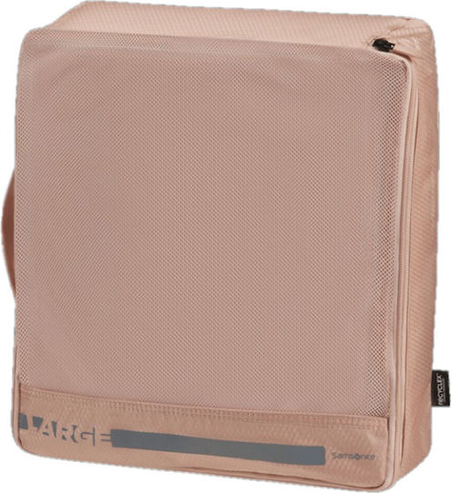 Samsonite Υφασμάτινη Θήκη Αποθήκευσης Ρούχων σε Ροζ Χρώμα 3τμχ