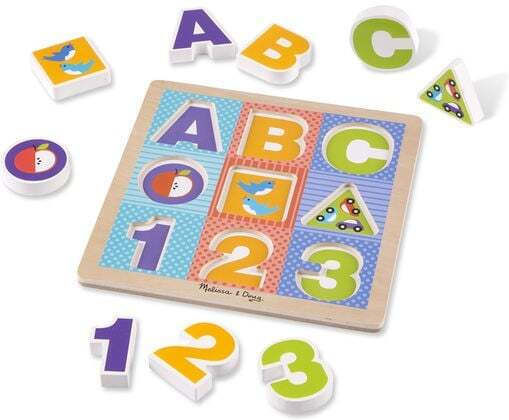 Детски Пъзел Large Piece For Toddlers за 1+ Години 9бр Melissa & Doug
