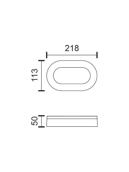 Spot Light Lamp Wall with Integrated LED and Natural White Light