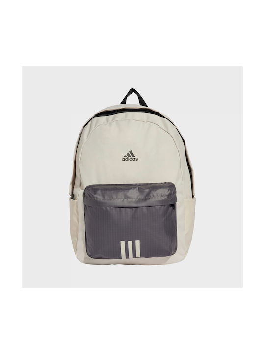 Adidas Classic Badge Sport 3 Stripes Stoff Rucksack Beige 27.5Es