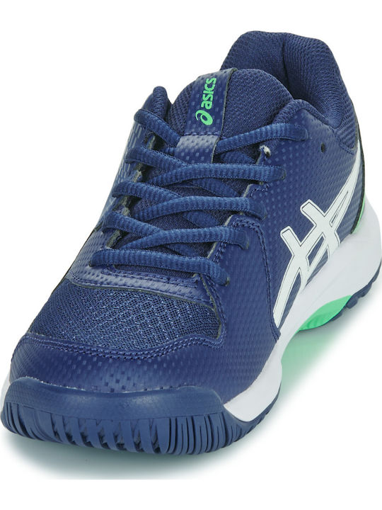 Gel-Dedicate 8 GS Kids Sports Shoes Tennis with Laces Navy Blue