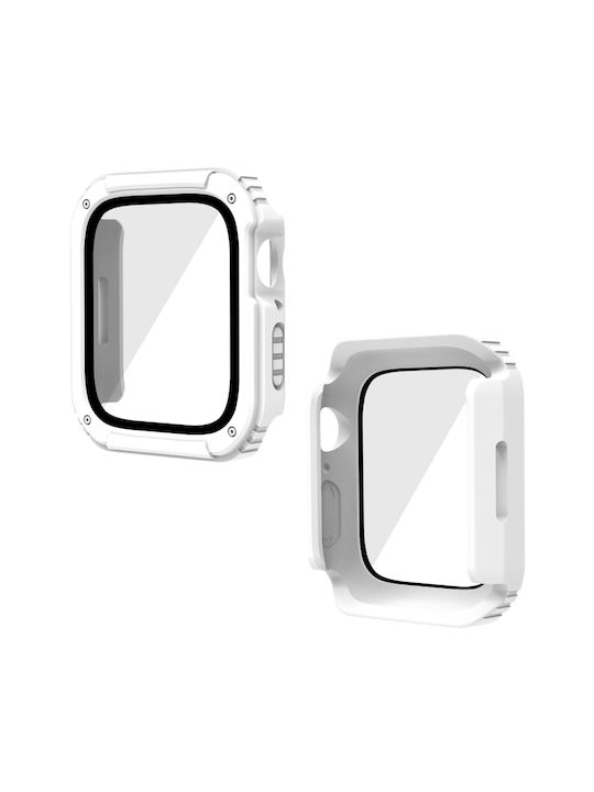 Plastikhülle in Weiß Farbe für Apple Watch Serie 6 / 5 / 4 / SE 40 mm Plastikhülle in Weiß Farbe für Apple Watch Serie 6 / 5 / 4 / SE 40 mm