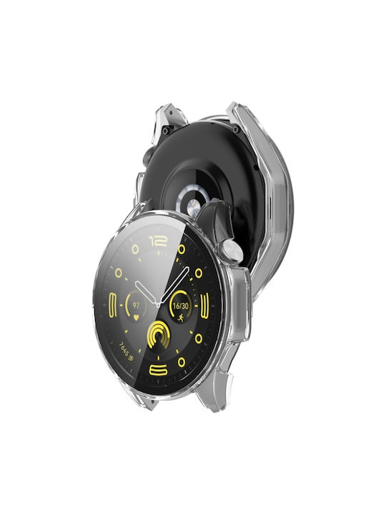 Plastikhülle mit Glas in Transparent Farbe für Honor Watch 4 Pro