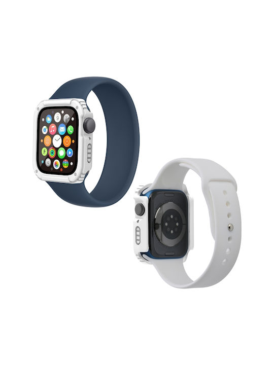 Plastic Case in White color for Apple Watch Series 6 / 5 / 4 / SE 40 mm