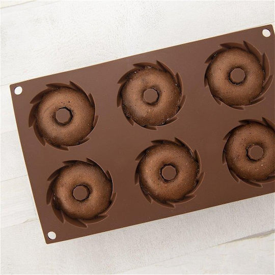 Orion Bakeware Tins & Trays for Cupcakes/Muffins made of Silicone 3x17x3cm