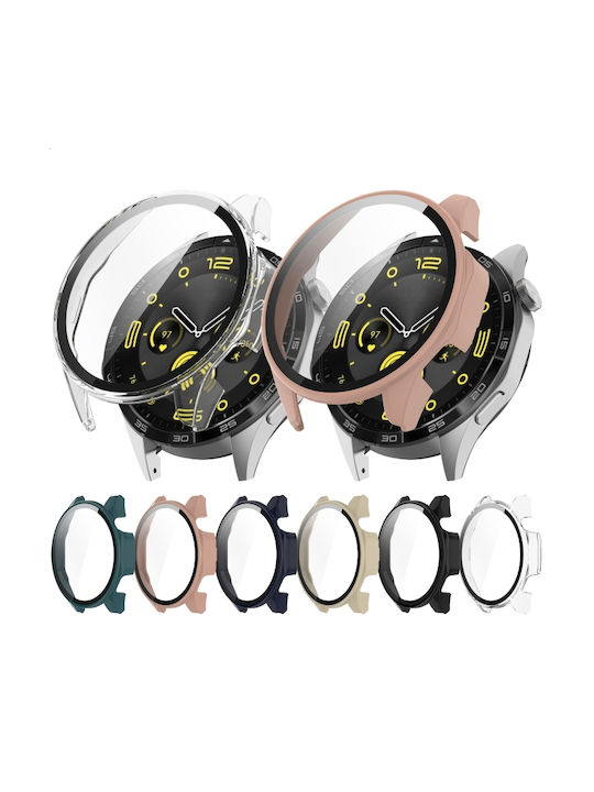 Watch Carcasă de Plastic cu Sticlă în culoarea Roz pentru Huawei Watch GT4 41mm