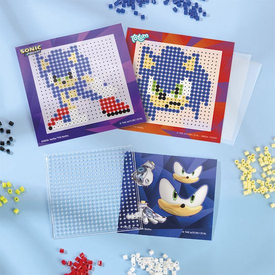 Creative Diy Bead Ironing Art Set Sonic Prime