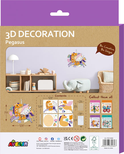 Avenir Decorare 3D-Pegas Toy Inovator pentru Mici Exploratori