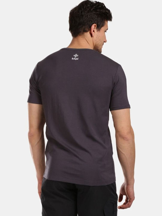 Kilpi Men's Athletic T-shirt Short Sleeve Dark Grey