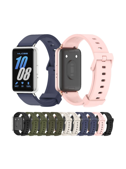 Mijobs Watch Strap Silicone Black (Galaxy Fit3)