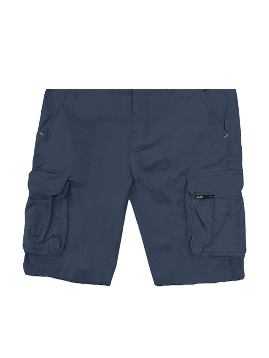 Double Men's Shorts Cargo Stone Blue