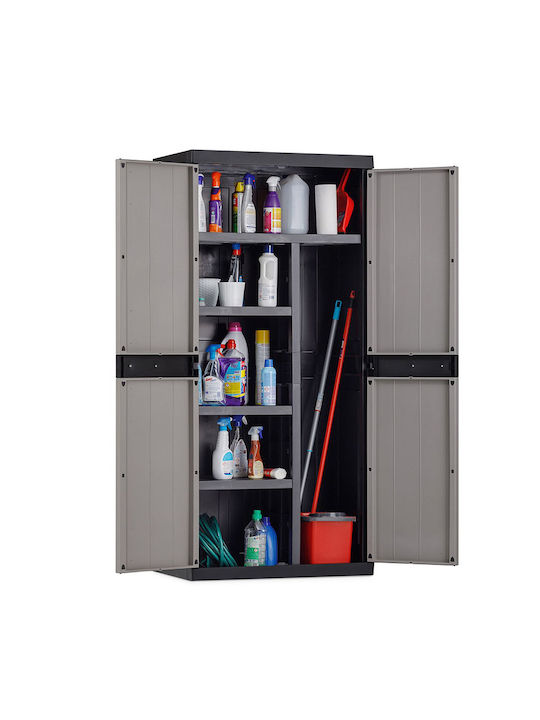 Double Door Wardrobe Plastic 89x54x190cm