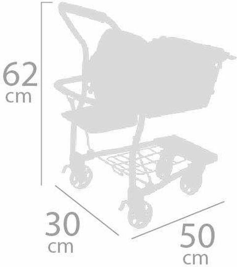 Пазарска количка Decuevas Koala 30 X 50 X 62 см