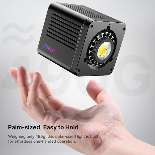 Ulanzi Rechargeable Cob Light Video Light 40W με Φωτεινότητα LUX 9100 Lux