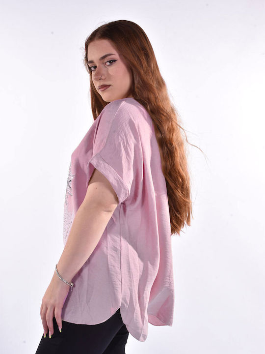 Raiden Damen Bluse Rosa