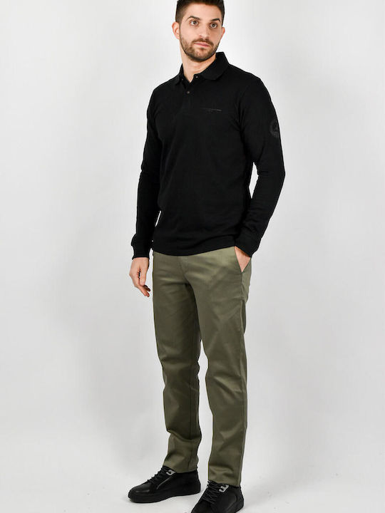 Endeson Fashion Herrenhose Chino in Slim Passform GREEN