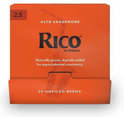 D'addario Rico B25 Altsaxophonblatt Nr. 2 1/2, 1 Stück